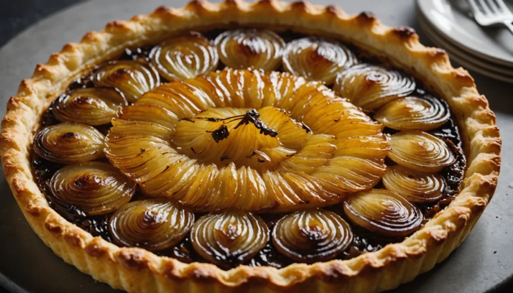 tarte aux oignons doux