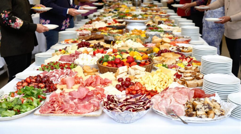 quantité buffet froid